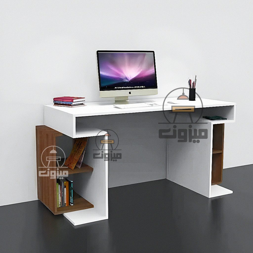 میز تحریر مدرن دکوراتیو مدل مَهیار میزون چوب
