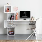 میز تحریر دکوراتیو کتابخانه ای مدل خاتون دو میزون چوب