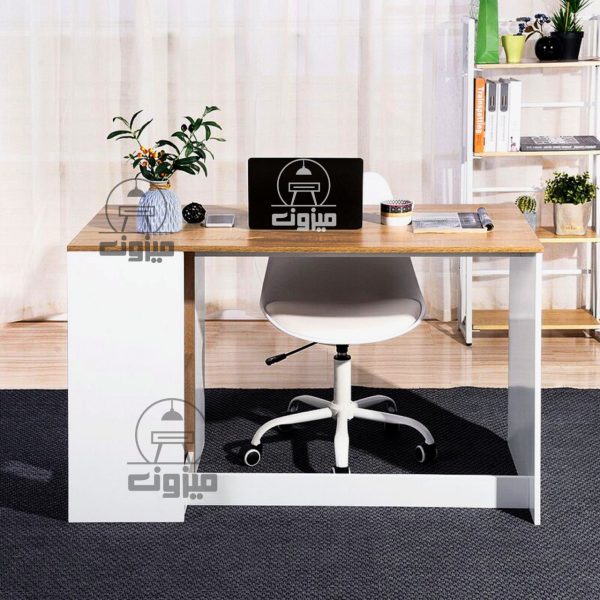 میز تحریر ساده مدل نیلسا یک میزون چوب