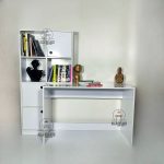 میزتحریر مدل پندار یک سفید میزون چوب